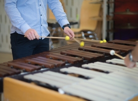 © Florian Machot — Salle de percussions à l'Académie supérieure de musique