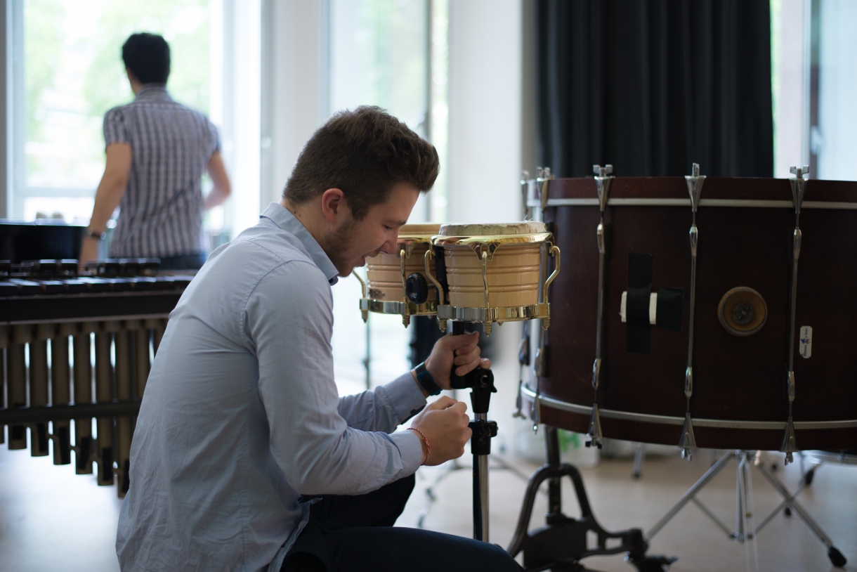 © Florian Machot — Salle de percussions de l'Académie supérieure de musique