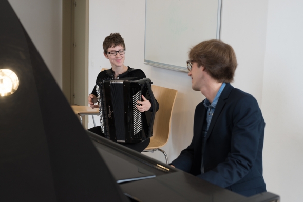 © Florian Machot — Salle d'exercice de l'Académie supérieure de musique