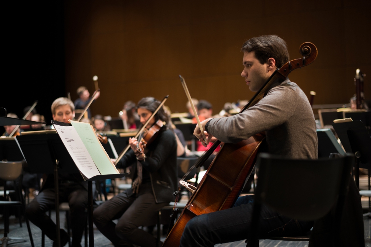 © Florian Machot — Répétition d'un concert à l'auditorium de la Cité de la musique et de la danse de Strasbourg